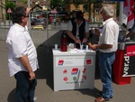 Infostand in Esslingen Infostand in Esslingen